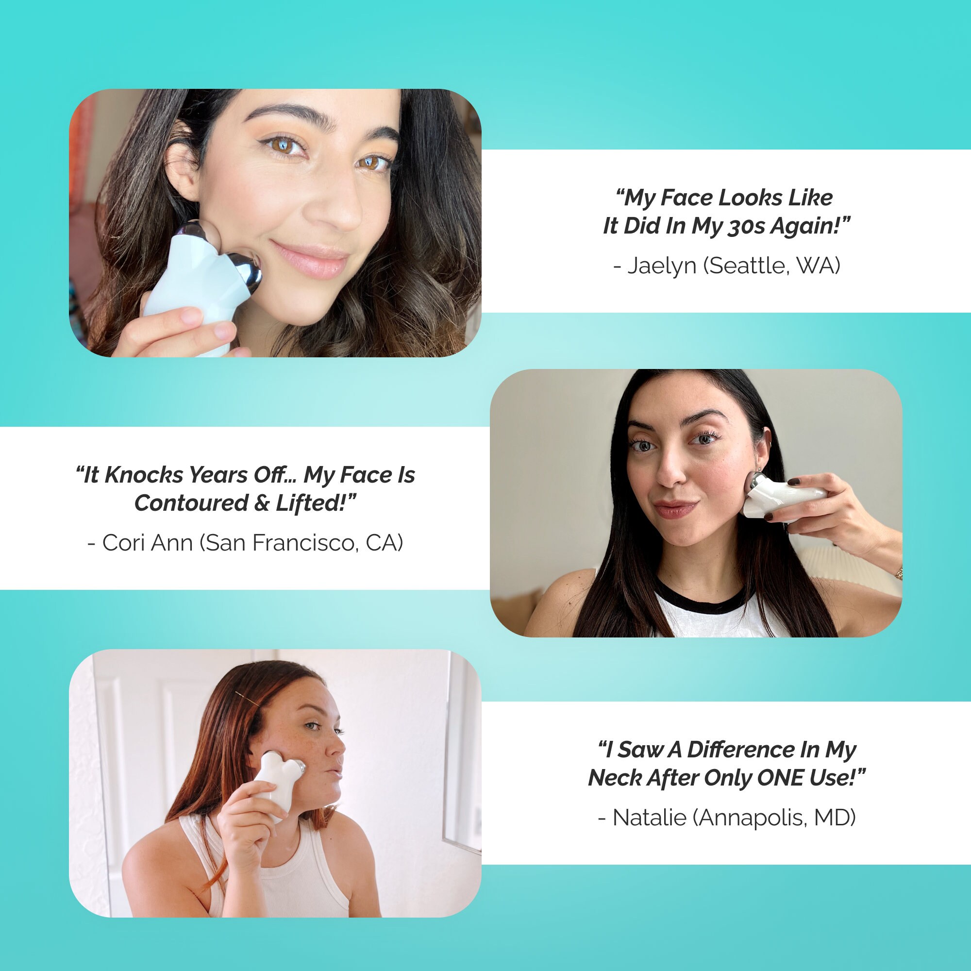 My Derma Dream Microsculpt Microcurrent Facial Device Instant Face Lift