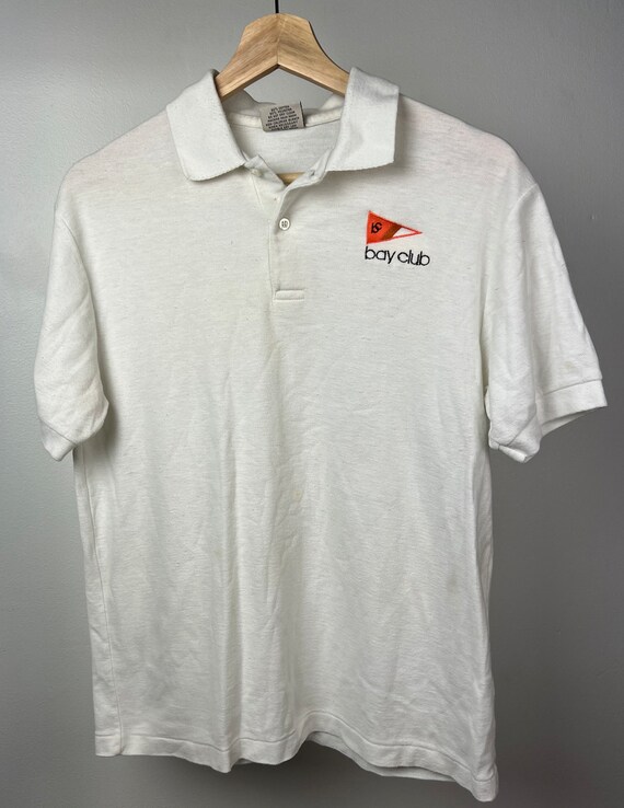 Vintage 80's 90’s White country club golf polo | … - image 3