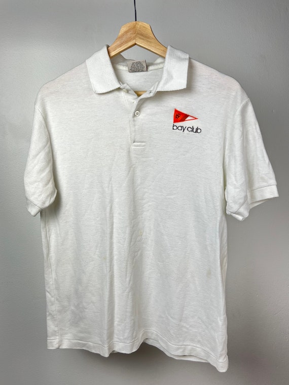 Vintage 80's 90’s White country club golf polo | … - image 1