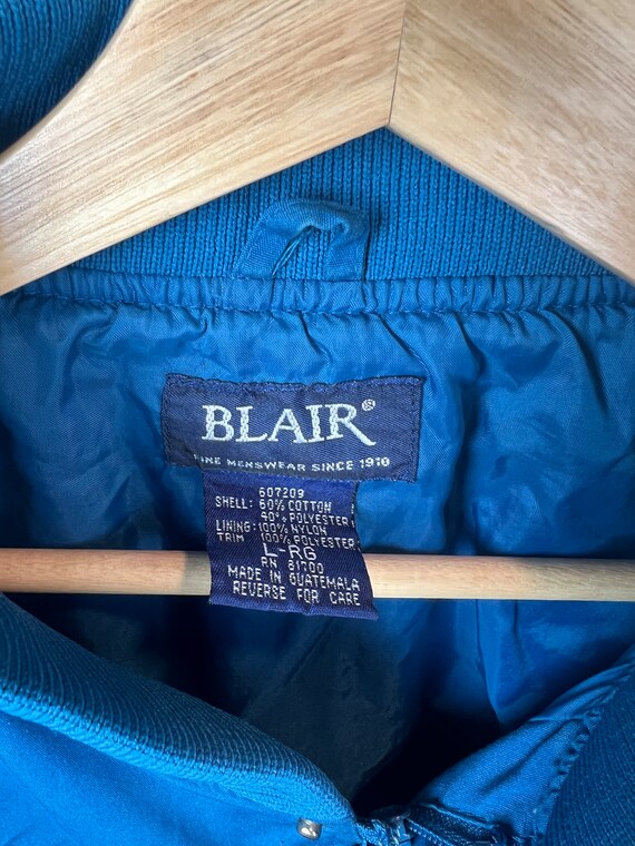 Vintage 90’s 80's bomber style jacket | Blue Retr… - image 2