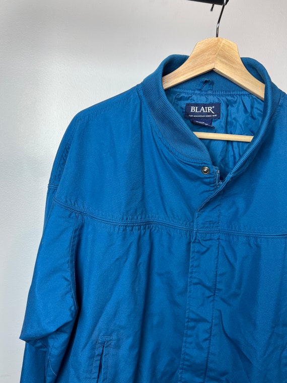 Vintage 90’s 80's bomber style jacket | Blue Retr… - image 6