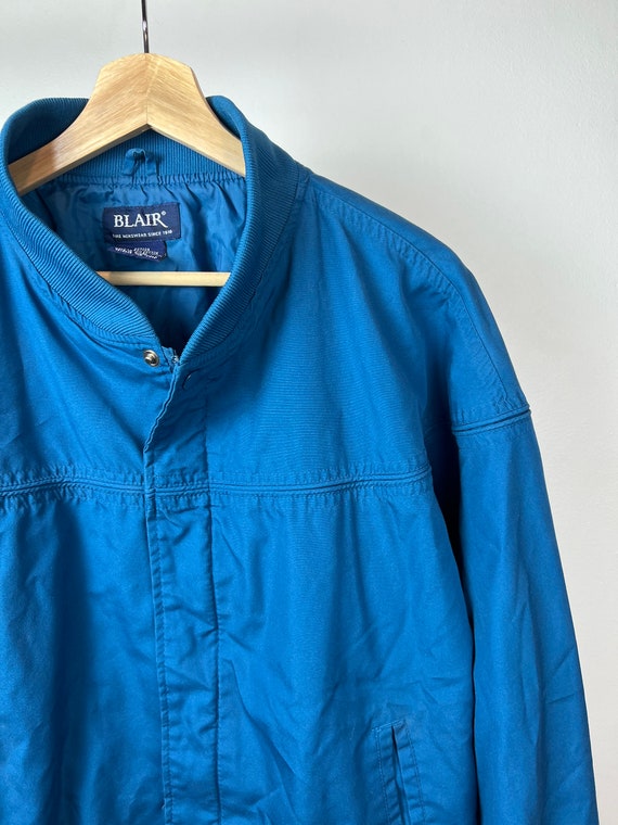 Vintage 90’s 80's bomber style jacket | Blue Retr… - image 5