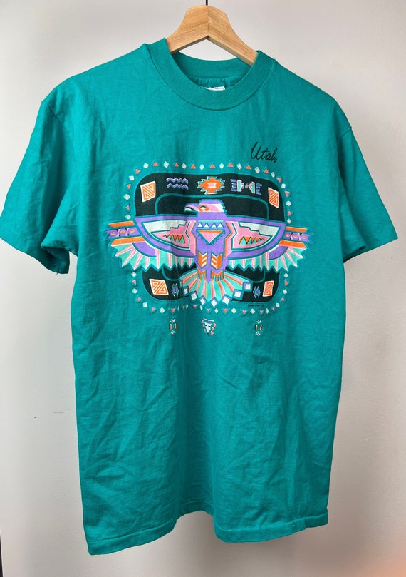 Vintage 90’s Utah T-Shirt | Vintage Native Design 