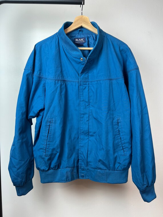Vintage 90’s 80's bomber style jacket | Blue Retr… - image 3