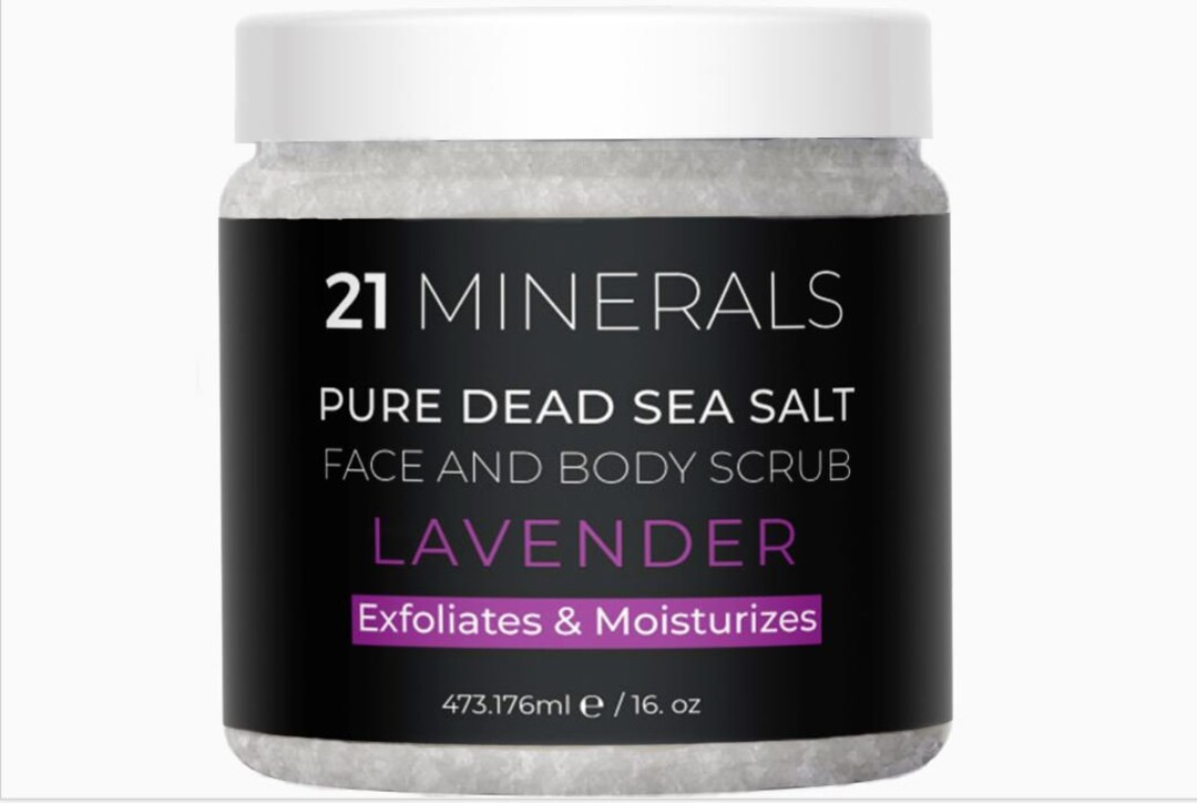 Face and Body Scrub Formulated With Pure Dead Sea Salts Etsy