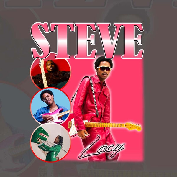 Steve Lacy T Shirt Design PNG Instant Download 300 dpı png
