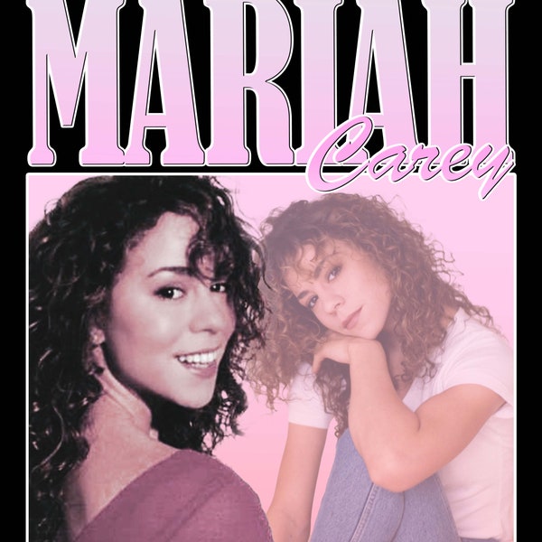 Mariah Carey Camiseta Diseño PNG Descarga instantánea 300 dpı png