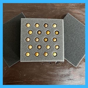 Button Quail 20 Hole EggFoam Shipper Set-eggs not included