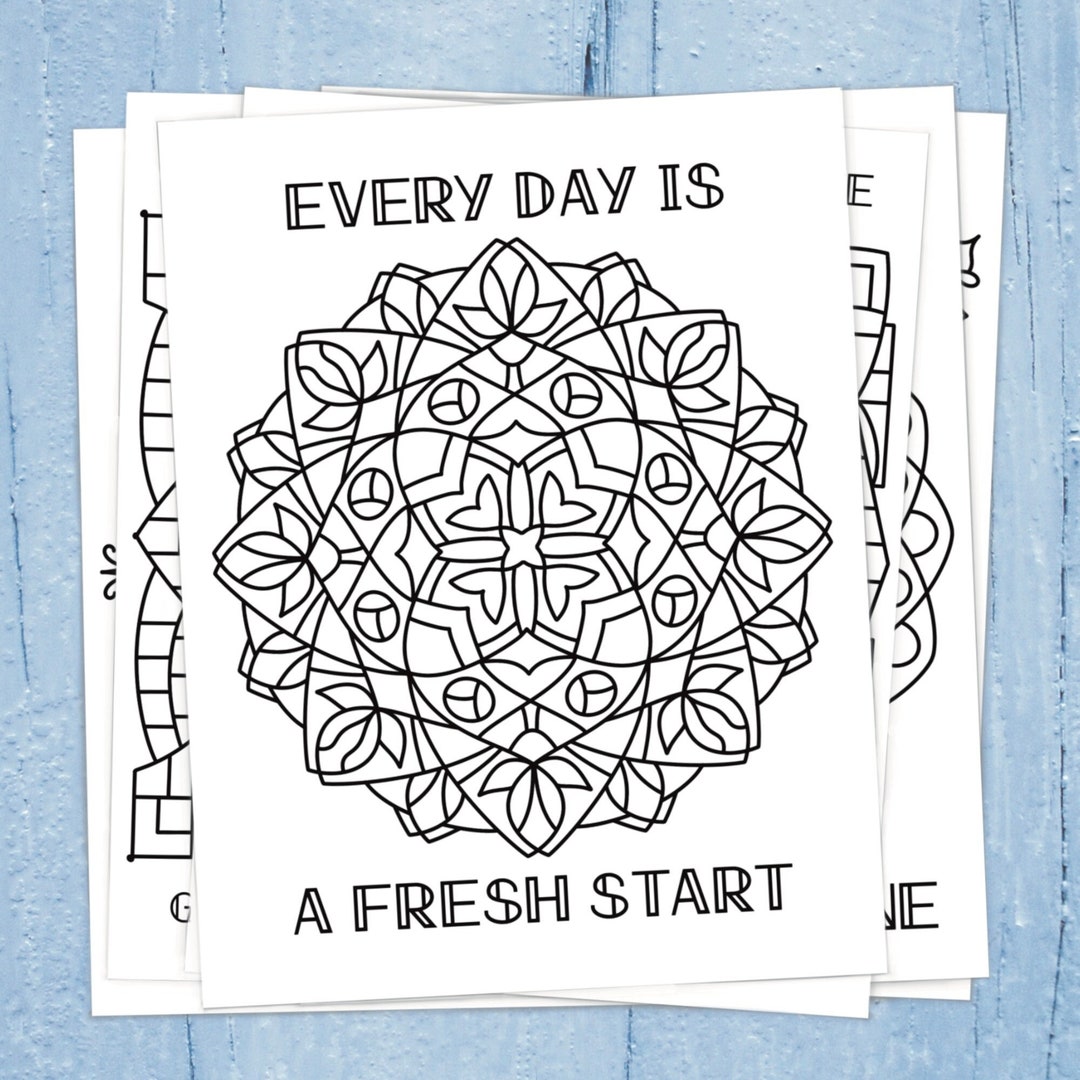 Mandalas With Motivational Sayings - Etsy