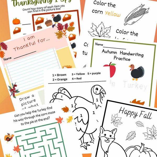 Fall Activity Printable