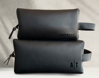 Personalized Toiletry Bag for Father&#39;s Day, Men&#39;s Travel Toiletry Bag, Toiletry Bag for Men, Custom Toiletry Bag and Groomsman Gifts
