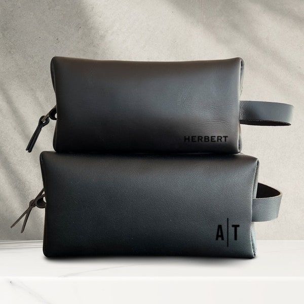 Personalized Toiletry Bag for Father's Day, Men's Travel Toiletry Bag, Toiletry Bag for Men, Custom Toiletry Bag and Groomsman Gifts