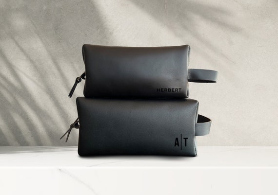 Personalized Toiletry Bag for Father's Day, Men's Travel Toiletry Bag, Toiletry Bag for Men, Custom Toiletry Bag and Groomsman Gifts