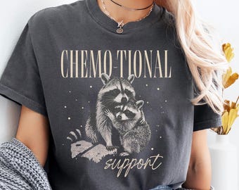 Retro Oncology Nurse Shirt, Chemotional Support, Cancer ONC Nursing Graduation Gift, Trendy Registered BSN RN Appreciation Week Matching Tee