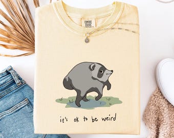 Trendy Jimothy Racoon Shirt, Viral Seattle Meme T-Shirt, Cute Round King Tee, Feral Legend Top, Cottagecore Animal Apparel, Comfort Colors®