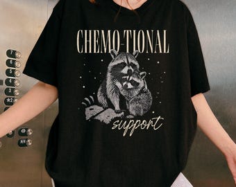 Retro Oncology Nurse Shirt, Chemotional Support, Cancer ONC Nursing Graduation Gift, Trendy Registered BSN RN Appreciation Week Matching Tee
