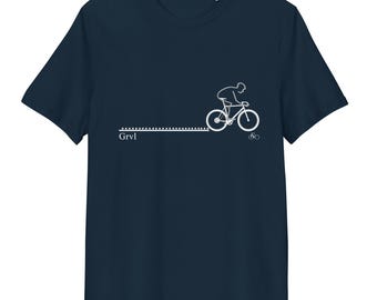Gravel Bike slogan Tshirt, Vegan organic cotton sustainable Tee, Bike lovers gift