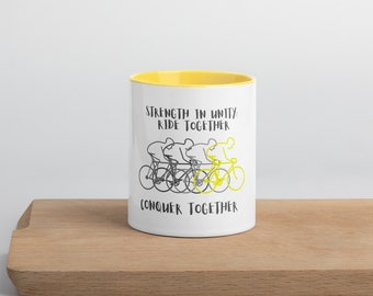 Cyclist's Peloton Mug: Ride Together, Conquer Together - Cyclist gift, bike lovers mug