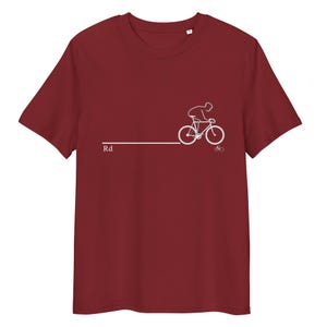 Road Bike Lovers T-Shirt, vegan friendly sustainable Tee for Cyclist, Cycling gift