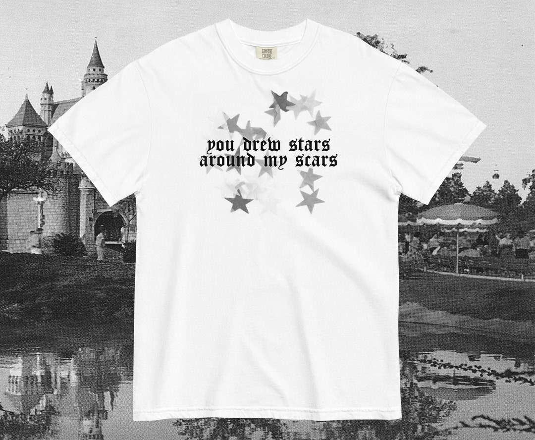 You Drew Stars Around My Scars Taylor Swift Lyrics Comfort Etsy