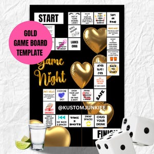 Gold Game Board