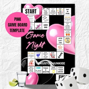 PINK GAME BOARD