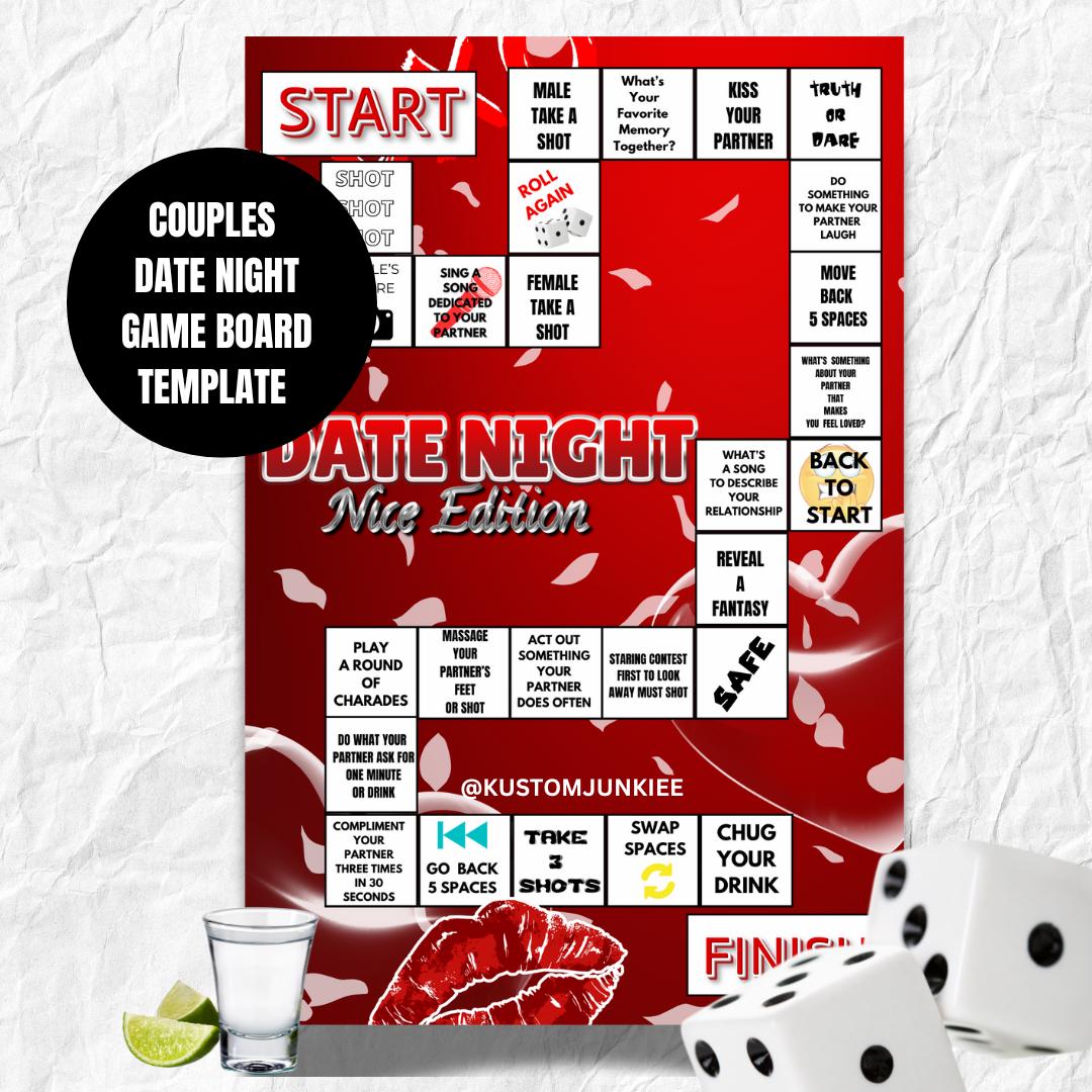 Date Night Game Board (NICE EDITION)