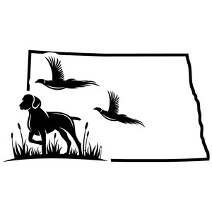 North Dakota Upland - Decal