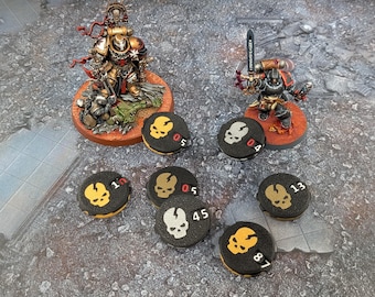 Wound Tracker Dial for Tabletop Wargaming - Damage Counter, HP or Health Tracking in TTRPGs
