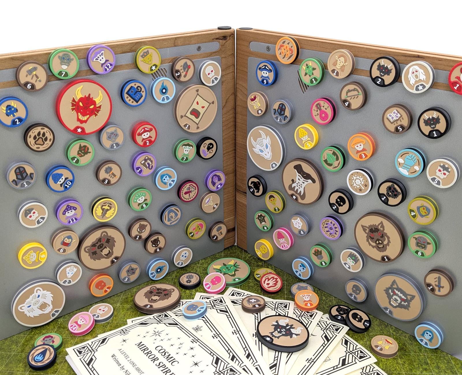 Magnetic Class Token Set for Fantasy Tabletop Games Like D&D or ...