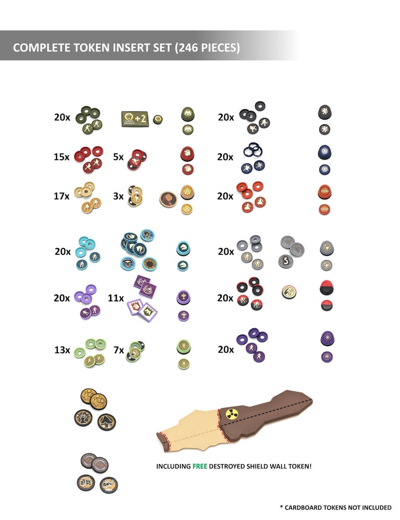 Base Game and Expansion Token Inserts Compatible With Dune: Conquest ...