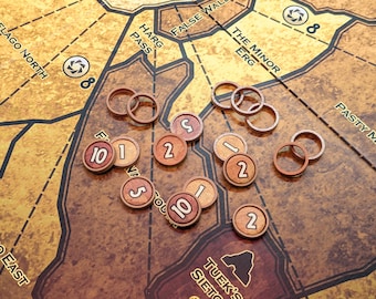 160 Spice Token Inserts compatible with Dune: Conquest, Diplomacy and Betrayal