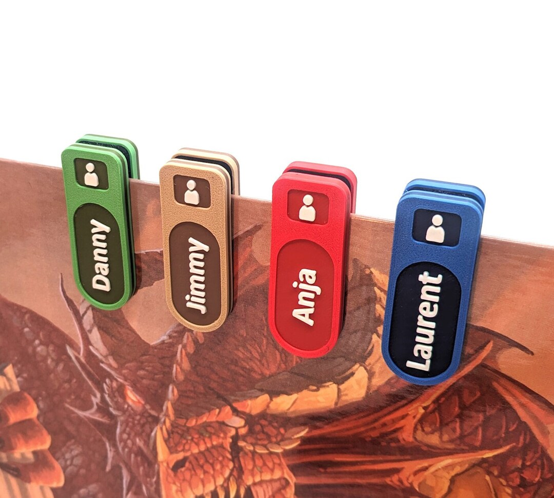 Custom Initiative Tracker With Names and Individual Colors for Tabletop ...