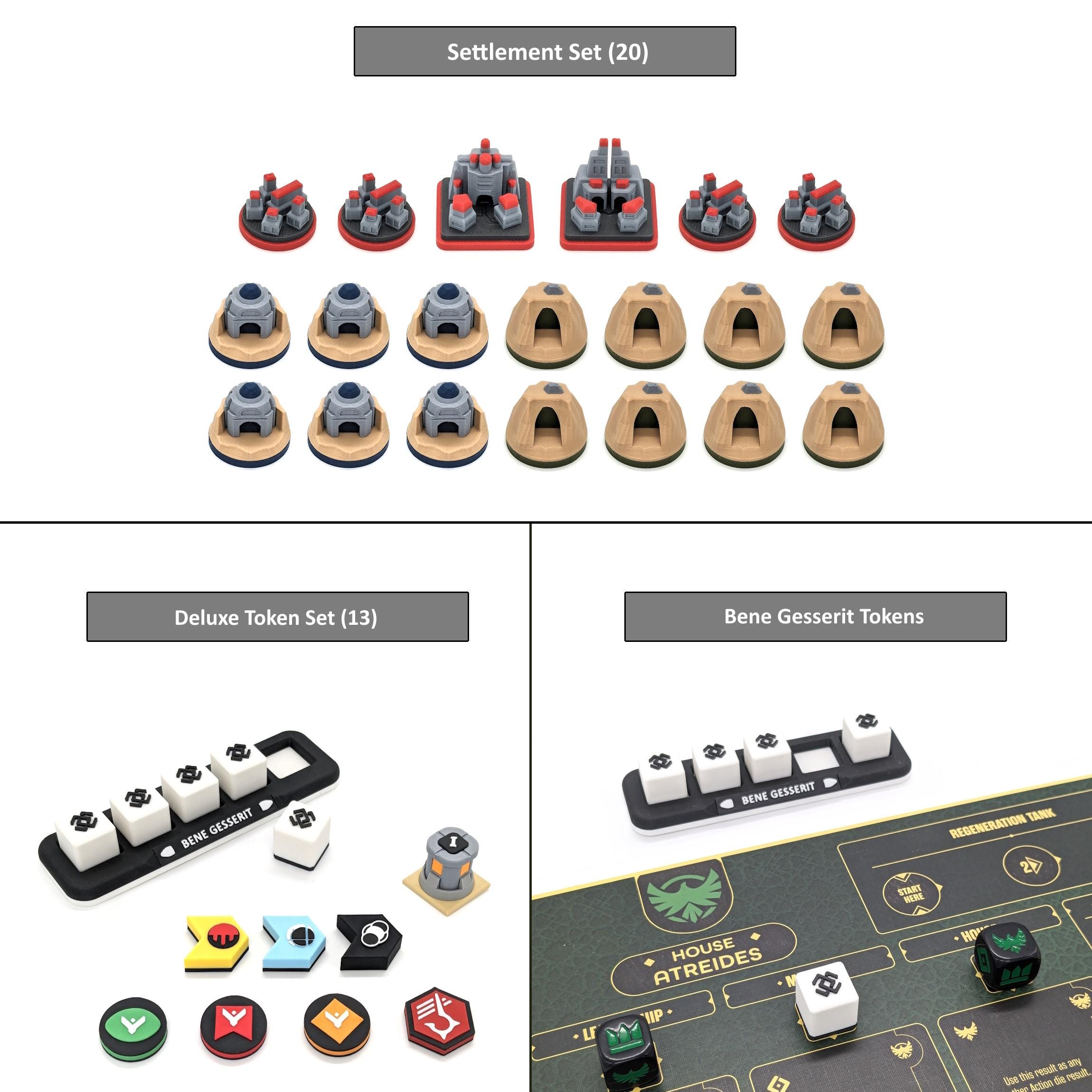 Board Game Unit Rings for Harkonnen & Atreides With HP and Defense ...