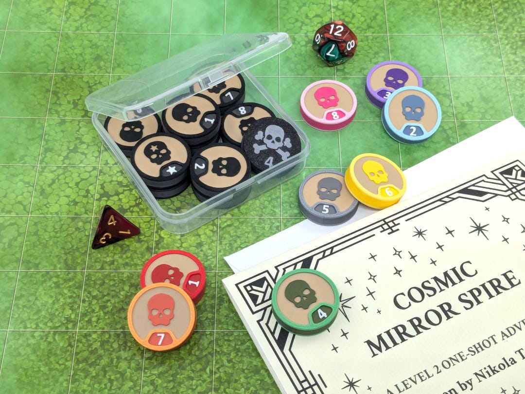 Magnetic Enemy Token Set for Fantasy Tabletop Games Like D&D or ...