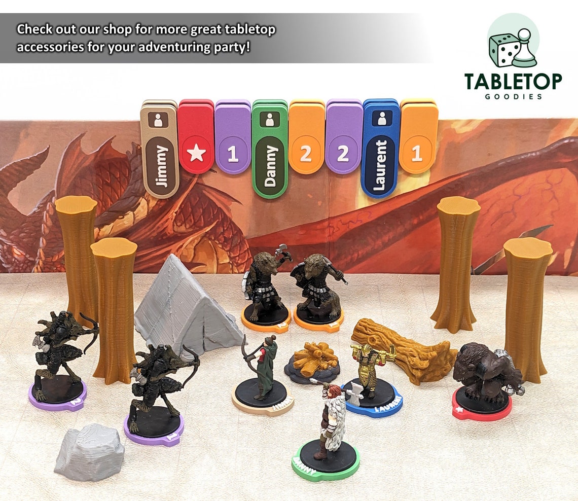 10 Basic Miniature Rings for Tabletop Games Like Dungeons and Dragons ...