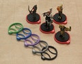 10 Numbered Miniature Rings for Tabletop Games like Dungeons & Dragons, Pathfinder, Blood Bowl, or Warhammer - Initiative and Enemy Tracker product logo