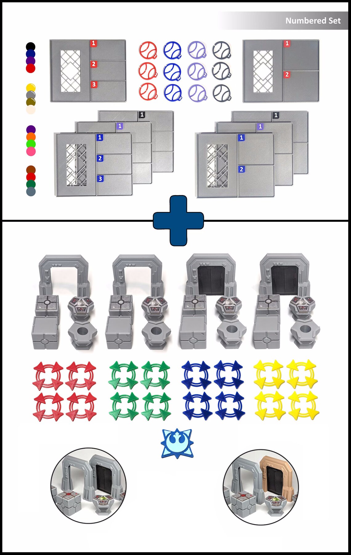 Imperial Assault Full Deluxe Kit 57 Pieces Terrain and Enemy