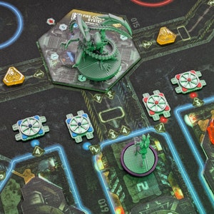 Sci-Fi Board Game Technical Corridor/Ventilation Shaft Set compatible with Nemesis - Fully Colored for Base Game and Lockdown