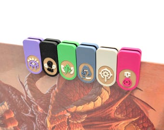 15 Class Initiative Trackers in different Colors for Tabletop Games like Dungeons & Dragons or Pathfinder - Standard or Custom Size