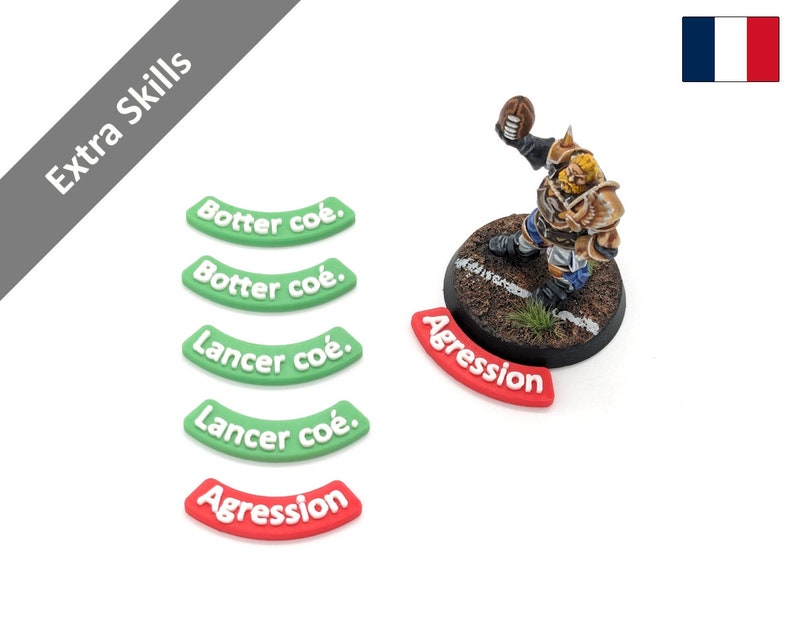 Blood Bowl Markers With Status Tokens, Blitz, Long Pass, Hand-off, Ball ...
