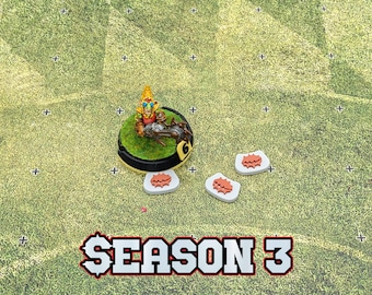 Ball Token for Fantasy Football and compatible with Tabletop Games like Blood Bowl Season 3