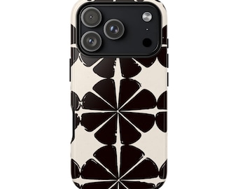 MIDNIGHT PETAL Phone Case, Graphic Floral Aesthetic, iPhone 17–11 Pro Max MagSafe, Pixel 9–6, Samsung S25–S22