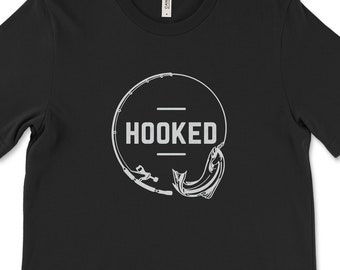 Hooked - Unisex Short-Sleeve T-Shirt | Fishing Shirt