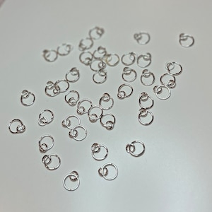 14k Gold-Filled Sterling Silver Intertwined Circle Connector, perfect for permanent jewelry, US Standard and tested