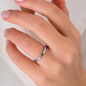 3x3 mm • Platina volledige ronde band • Dikke ronde platina trouwring • Platina • Massief platina • Volledige ronde platina ring • 950 platina