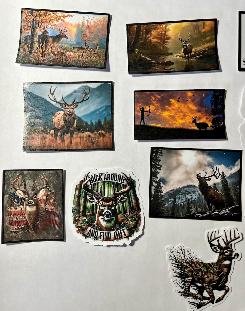 Hunting Sticker Pack Etsy