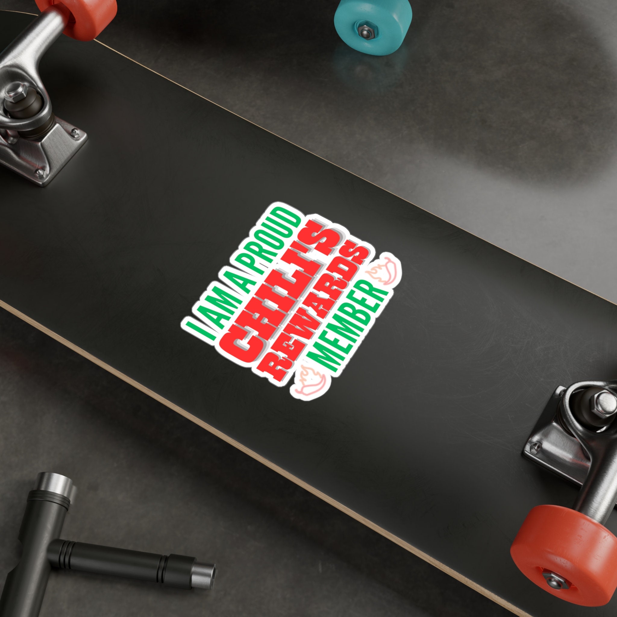 Chili's Rewards Program Sticker, Trendy Bar & Grill Decal - Etsy