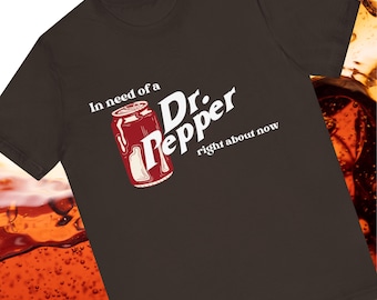 Funny Dr. Pepper Shirt: Vintage Soda Lover Unisex Tee