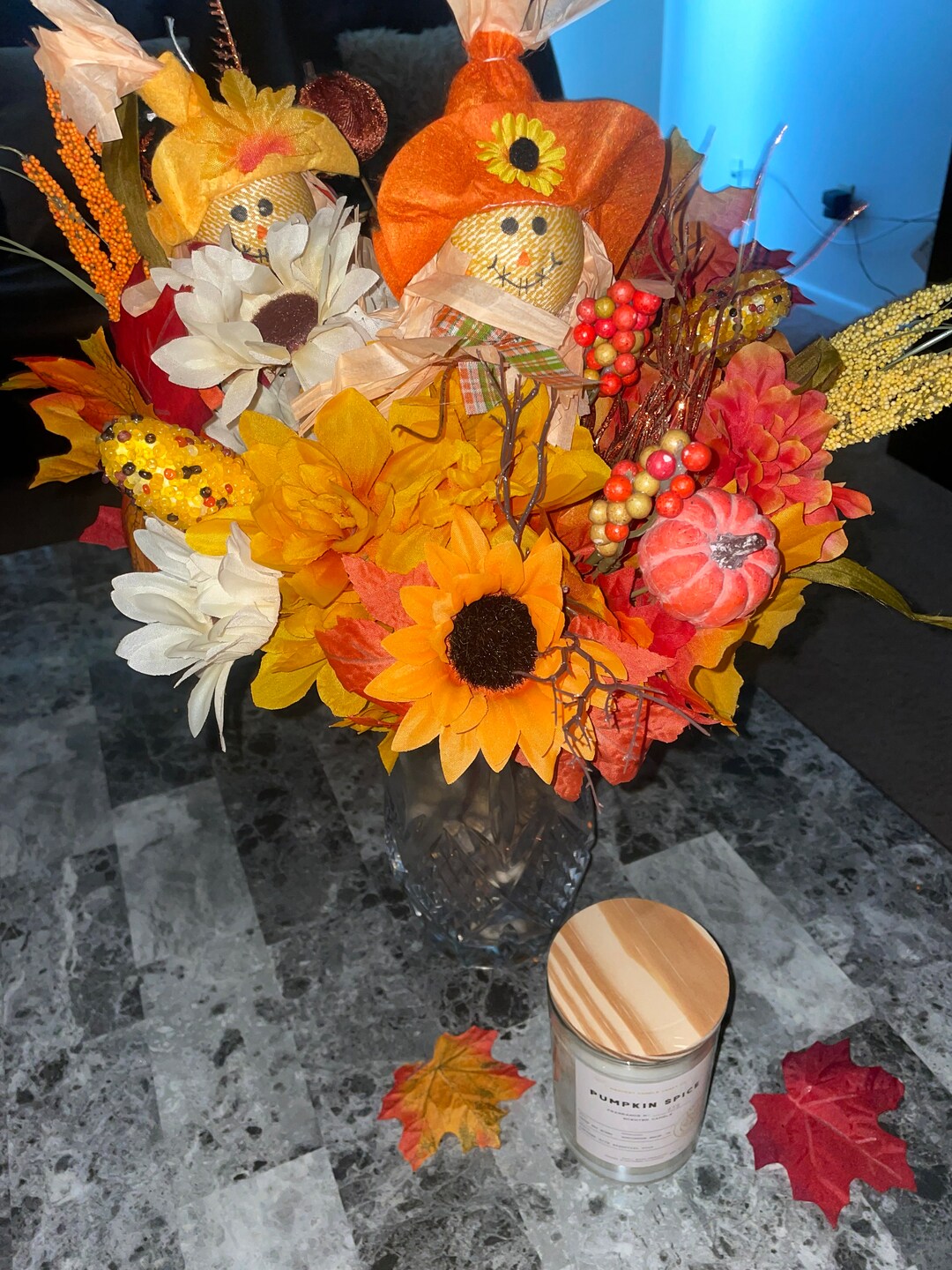 Fall Centerpiece, Fall Table Decor, Pumpkin Centerpiece, Fall